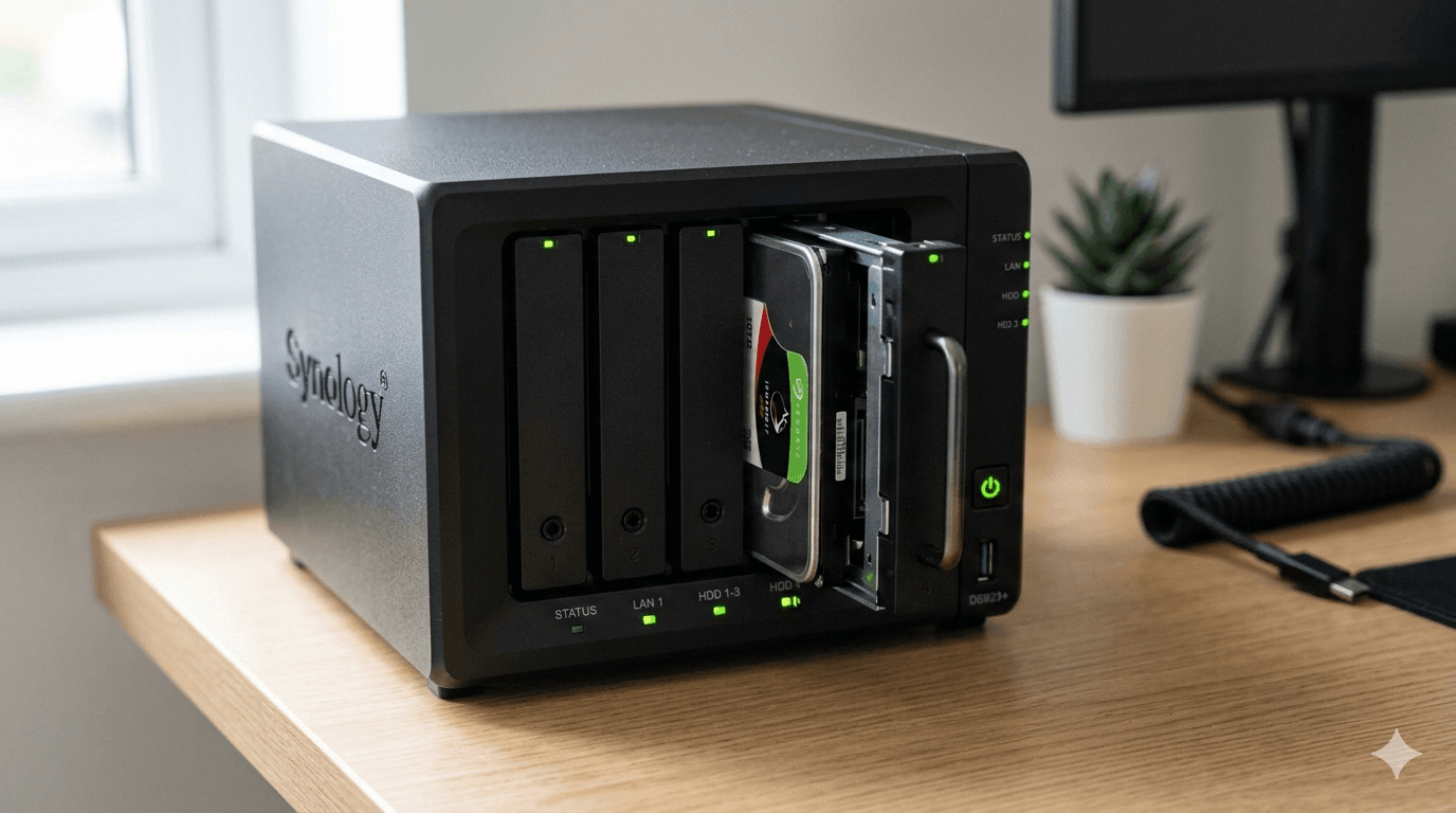 NAS drive bays